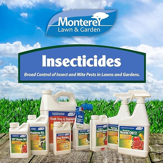 Monterey Bug Buster-O Organic Insecticide for use on Garden Plants 1 Pint