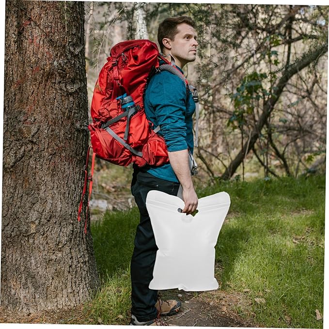 SUPVOX Portable Camping Shower Bag Outdoor Water Storage with Showerhead for Easy Use for Camping Hiking Beach Trips and Emergency Water Supply