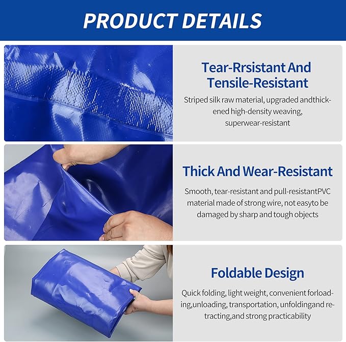 3000 L/792.5 gal Water Bladder Storage Containers Foldable Portable Water Tank Large Capacity Soft Water Bag Drought Resistance Fire Prevention Emergency Water