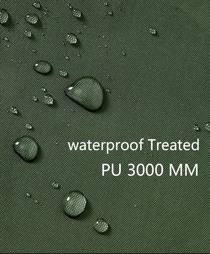 Bringsine Bringsine Waterproof Camping Tent Tarp-95x834 in 1 Multifunctional Tent Mat Footprint for CampingHiking and PicnicUltralight &amp Foldable+Tent Stakes (Green 95 x 83)