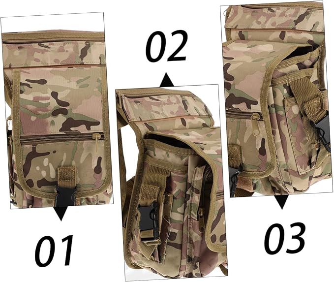 Tactical Leg Bag Hiking Thigh Pack Oxford Fabric Outdoor Fanny Pack for Men