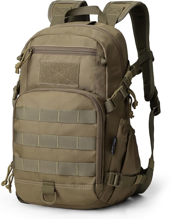 Mardingtop Small Tactical BackpackMolle Hiking Backpack for BackpackingCycling and Biking15L/25L Backpack
