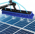 Water Fed Pole Kit 40 FT Length Adjustable Solar Panel Window Cleaning Brush and Pole 4-40ft Aluminium Pole Window Washing Kit for Cleaning Windows Solar Panels and Roof