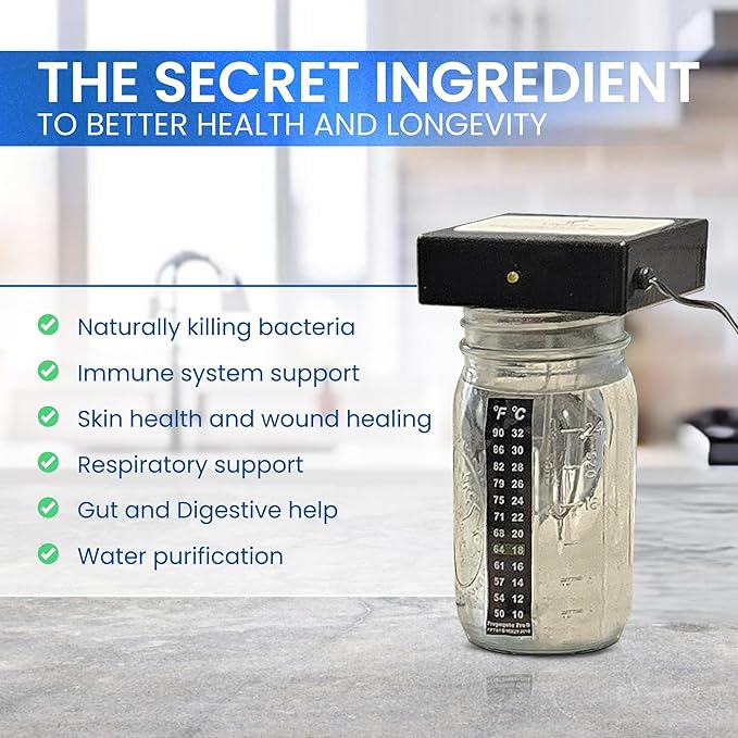 Compact Combo-2 Deluxe Colloidal Silver Generator Package Make 32 oz in 32 minutes - 14 Gauge