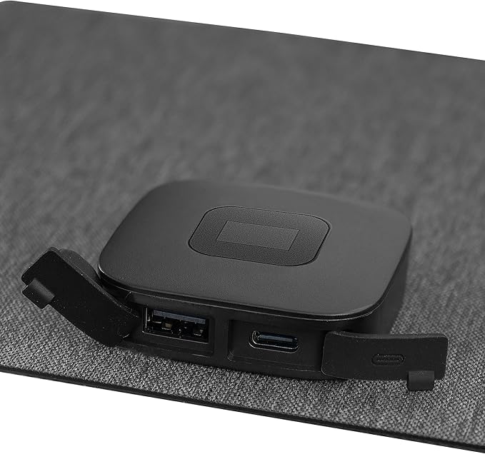 Preppi High Efficiency Solar Panel Foldable ETFE Dual USB-A and USB-C Ports Compact Size for Smartphones Tablets Laptops