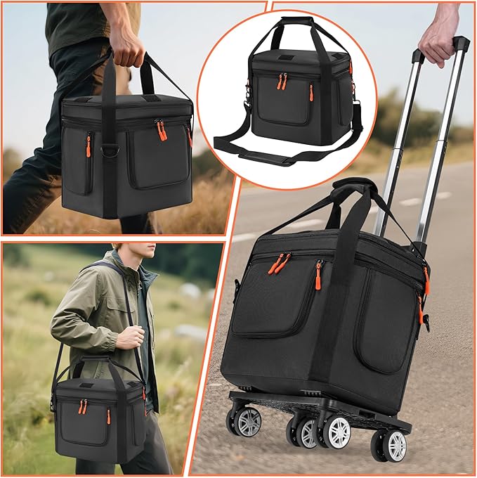 Carrying Case Compatible with jackery 1000 v2Generator Covers with Wheels and Pull Rods Compatible with jackery portable power stationCarrying Bag Compatible with Jackery Explorer 1000 V2 ﻿