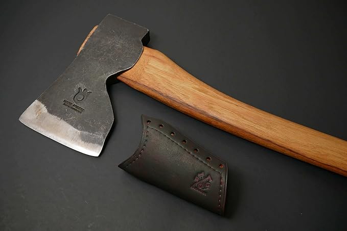Leather Axe Handle Guard (for The Husqvarna Carpenters Axe Brown)