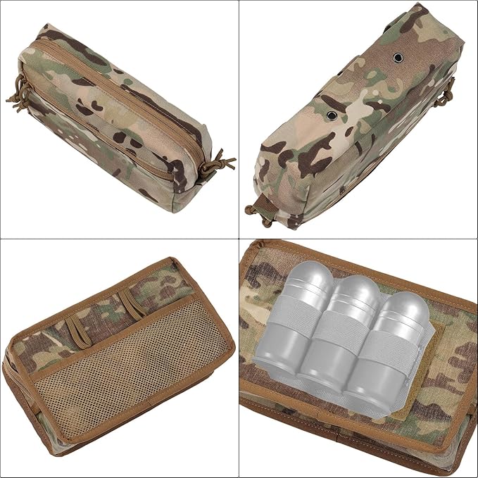Small Tool Pouch Zipper Bag Molle Pouch General Purpose (GP) Pouch Pouch Organizer Multipurpose Storage Pouch