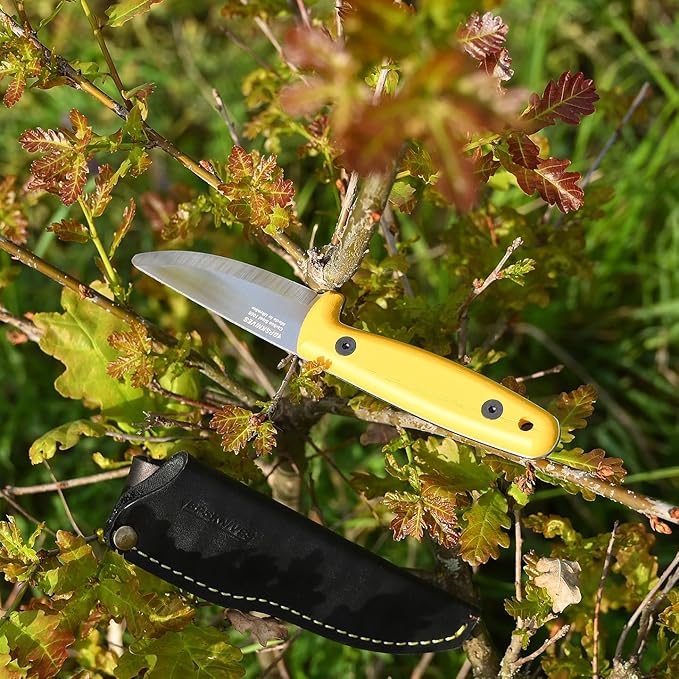 BPSKNIVES Season Series Summer - Kids First Knife - Bushcraft Knives for Boys - Whittling Knives for Kids - Safe Kid Knife with Sheath &amp Rounded Tip - Camping Knife - Gift for Boys