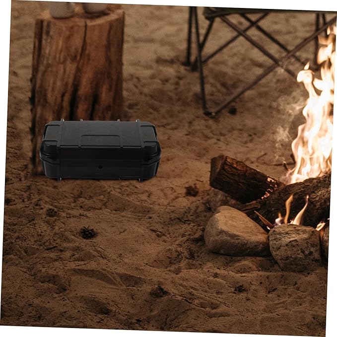 DOITOOL Double-Layer Camping Storage Box Airtight Shockproof Case for Outdoor Survival Bins Lids