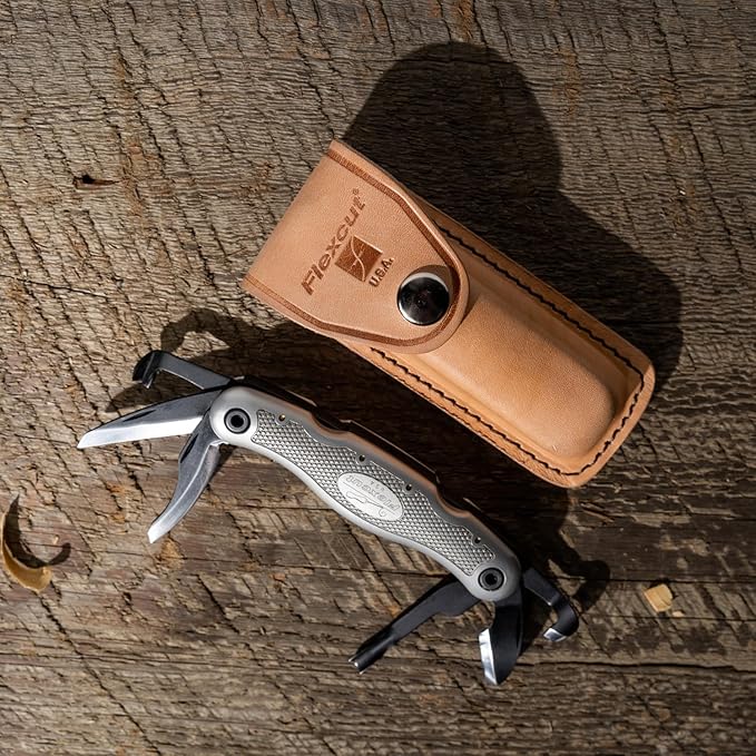 FLEXCUT Right Handed Carvin Jack 2.0 Folding Multi Tool for Woodcarving Includes 6 Blades Made in USA JKN291