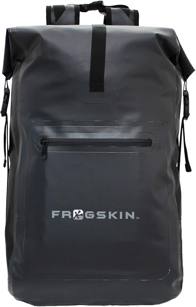 Frogskin Bags Dry Gear Sack (Dark Grey 30L LG Fold Back Pack)