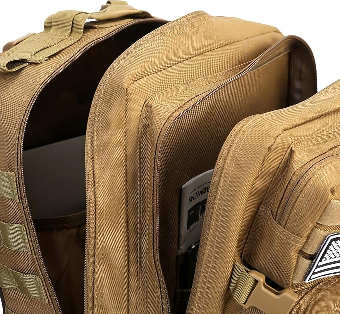 Durable Tactical Backpack Travel Bug-Out Bag Great Tactical Survival Gear for Men and Women 45L