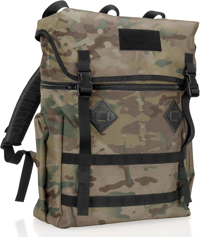Xtreme Sight Line ~ Recon Ruck ~ Signal-Blocking Tactical Backpack for Laptops and Mid-Size Electronics ~ Tracking/Hacking Defense ~ 1000D Nylon ~ MultiCam Camo