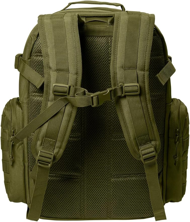 Tactical Gear bag Heavy Duty Duffel Gym bag/Tactical Backpack Custom Embroidered with your own text (Olive Drab Green Backpack)