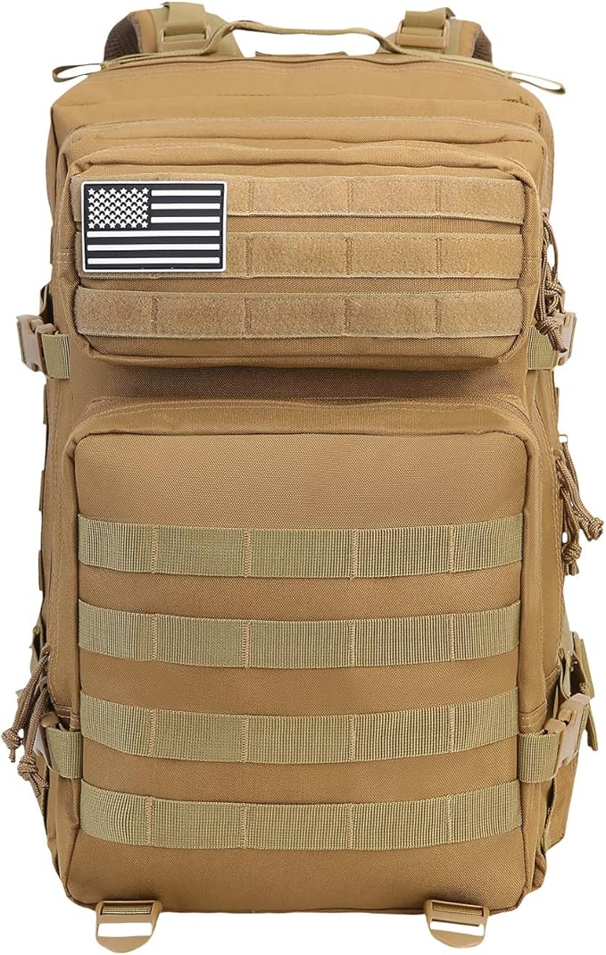 Durable Tactical Backpack Travel Bug-Out Bag Great Tactical Survival Gear for Men and Women 45L