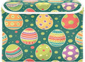 Christmas Storage Baskets with Lids Green Eggs Collapsible Bins Stackable Fabric Linen Baskets Closet Organizer Container 16.5x12.6x11.8