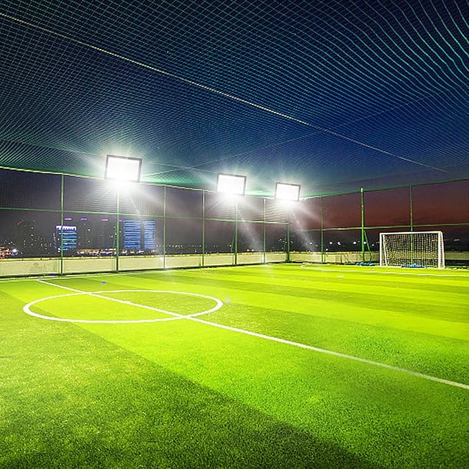 400W LED Stadium Flood Lights OutdoorSuper Bright LED Arena Lights 85-265V IP66 Waterproof 5000K Daylight White Commercial Lighting for Sports Fields and Counts(2 Pack)