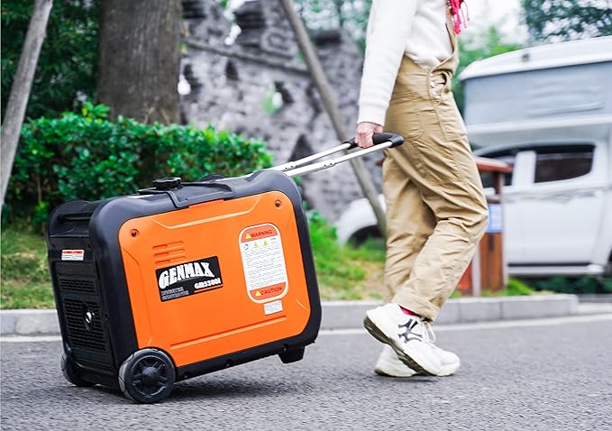 GENMAX GeneratorEPA Compliant Eco-Mode Feature Ultra Lightweight for Backup Home Use &amp Camping