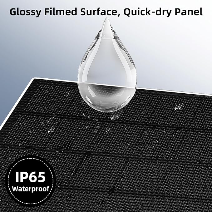 LIYVZ 5W Solar Panel Ring with 8000mAhBattery Ring Spotlight Cam Plus &amp Stick Up Camera Solar Panel for Ring Camera