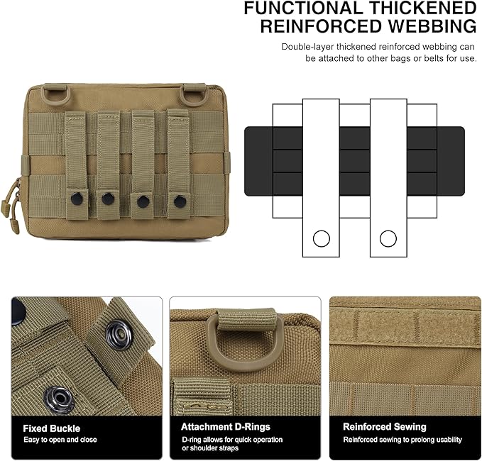 Mardingtop 28L Tactical Backpack for Men with Molle Pouch Tool Utility Pouch Bag