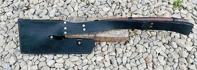 EGKH-12 Inches Blade Custom Zombie Axe-Apocalypse Hatchet Axe-Tomahawk Axe-Harvest Battle Axe-Tactical Battle Axe-Along Black Leather Sheath