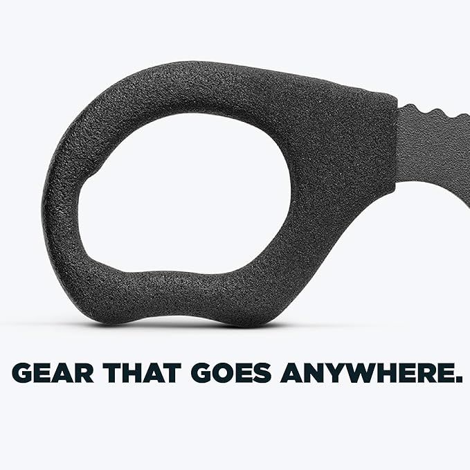 Benchmade - Hook Safety Cutter for Rescue and Tactical Use with Black Rubber Dipped Handle (7 BLKW)