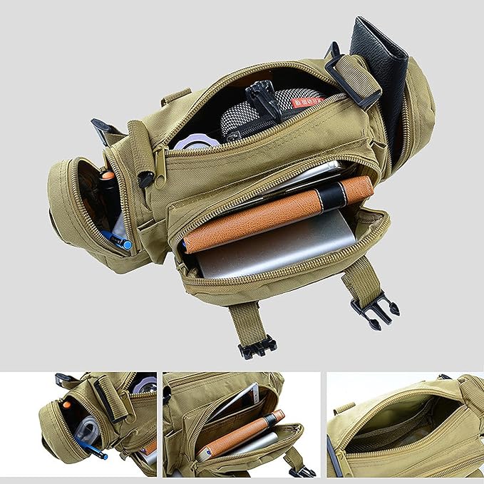 Large Capacity Camping Bag Waterproof Multifunctional Lure Waist Pack Outdoor Shoulder Bag Fishing Tackle Bags Lure Bag