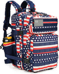Lovelinks21 45L Tactical Assault Backpack 3 day assault pack with Molle Waterproof backpack Rucksack for Tactical Backpacks (Flag)
