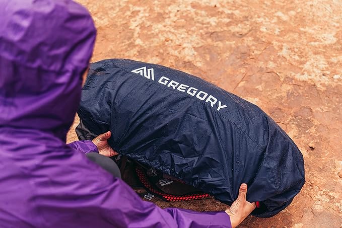 Gregory 80L-110L Waterproof Raincover for Backpacking/Hiking Bags Obsidian Black