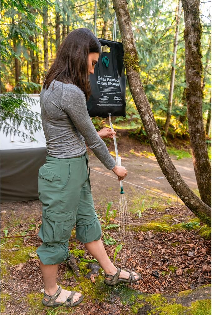 Coghlan's Camp Shower - Portable Solar-Heated Outdoor Shower Bag 5 Gallons