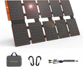 FlexSolar 100W Portable Solar Panels Chargers with PD3.0 USB-CQC3.0 USB-A and DC Outputs Foldable IP67 Waterproof Power Emergency Camping for Small Power Station GeneratorPhones Power Banks