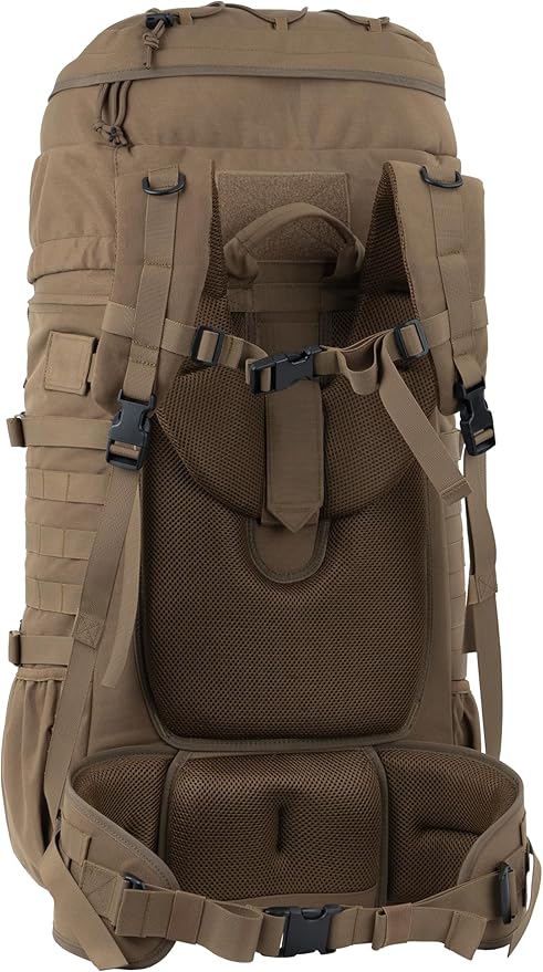 75L Tactical Backpack with Internal Frame MOLLE and Hydration System