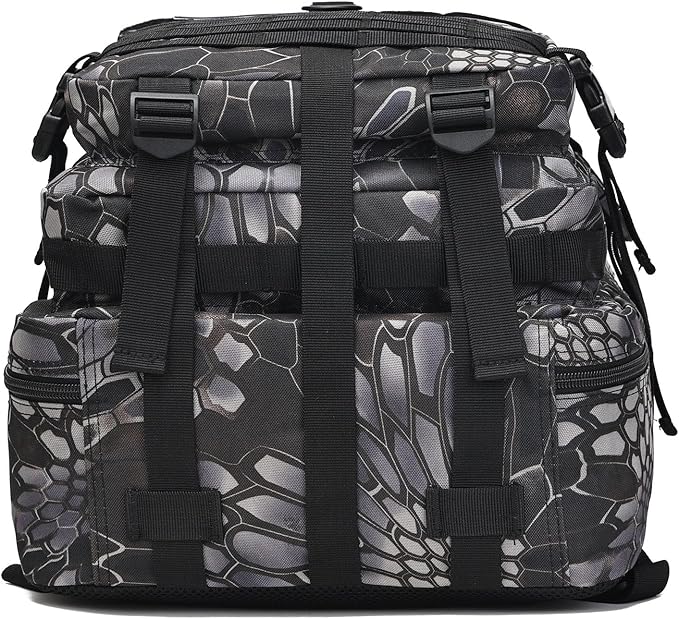 Tactical Backpack for Men 45L Military Gym Backpacks Large 3-Day Assault Pack Bug Out Bag MOLLE Daypack for Rucking Fishing Camping (Khaki)