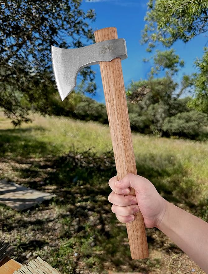Throwing Tomahawks 2Pack - 16.5 Beech Handle - Forged Axes for Throwing and Outdoor Adventures