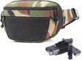 SHANGRI-LA Tactical Fanny Pack for Men and Women Low-Profile Waist Bag Holster Included Multi-Use for Hiking Travel EDC