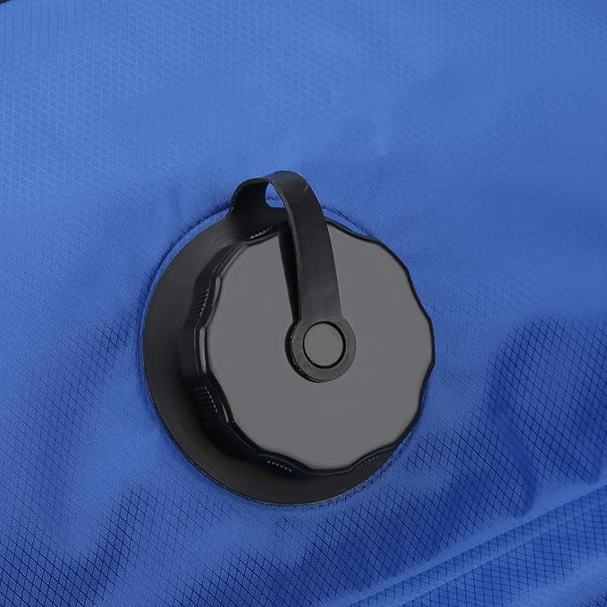 Outdoor 20L Solar Power Shower Bag Camping Portable Sun Heated Bath Bag with Shower Head Blue 435.0g