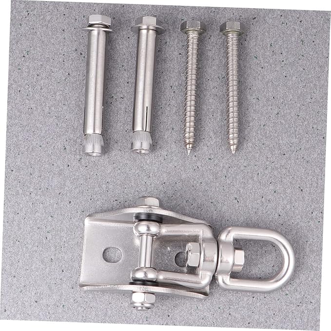 BESPORTBLE Swing Fixed Hook Stainless Steel Ceiling and Wall Mounting Swing Chair Hook Rotating Fixing Wear-Resistant Seal