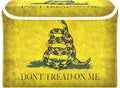 Yellow Snake Don't Tread on Me Flag Storage Bin with Lid Foldable Shoebox Storage Bags for Clothes for Office Supplies