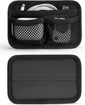 TACTICAL_GEEK TCM3 Mini EDC Organizer Board Backpack Accessories with Open Pocket &amp Mesh Pocket Utility Admin Bag Insert Panel Hook and Loop Modular Organizer for Daily Carry(Black)