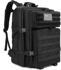 TOMSHOO 45L Military Tactical Backpacks Large MOLLE 3 Day Assault Pack for Men And Women Outdoor Hiking Hunting Camping (Black)