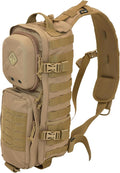 HAZARD 4 Plan B - Go-Bag Sling Pack With Molle Cross Body EDC Bag Travel Hiking Outdoor Activity (11.8 L) (Coyote Plan-B '17)