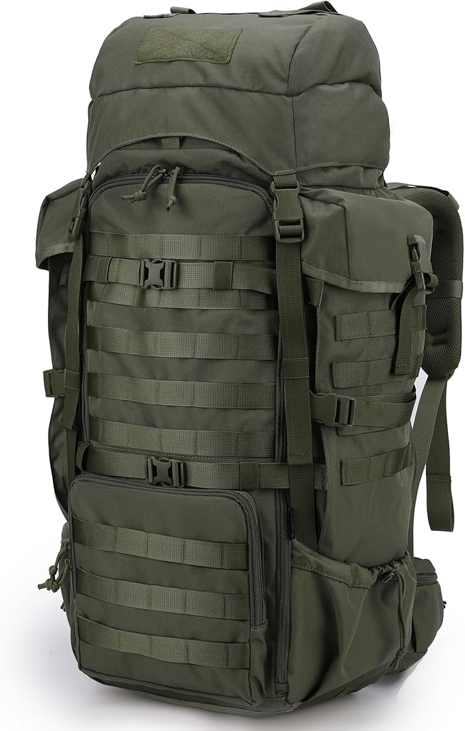 Mardingtop 70L Internal Frame Backpack for HuntingCampingHiking Backpacking Backpack with Rain Cover