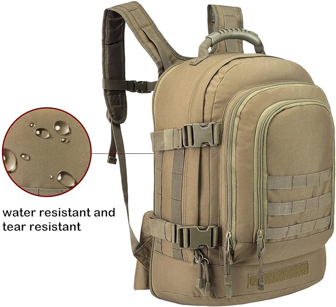 Greencity Laptop Backpacks Tactical 3 Day Expandable Bug Out Bag Classic Case Travel HikingGreen