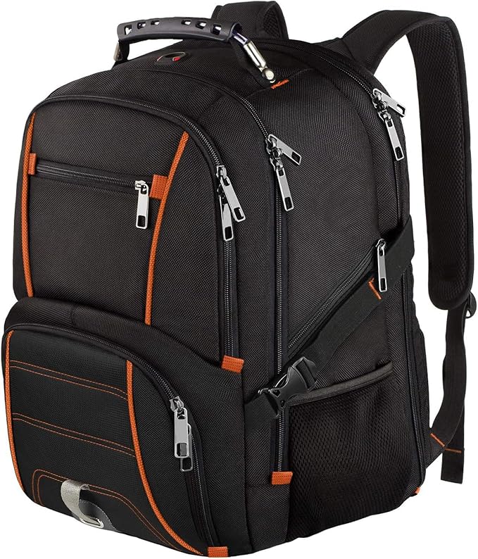 LTINVECK Extra Large BackpackTSA Friendly Travel Laptop Computer Backpack for Men WomenRFID Water Resistant Big Business Backbag Fits 17.3 Inch Laptops