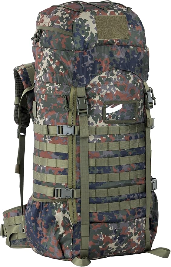 75L Tactical Backpack with Internal Frame MOLLE and Hydration System