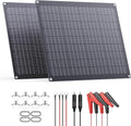 40W 12V Solar Battery Charger2 PCS 20W Solar Battery Maintainer with Built-in Intelligent Charge ControllerIP68 Waterproof Trickle Charger for Car Boat Marine RV Trailer