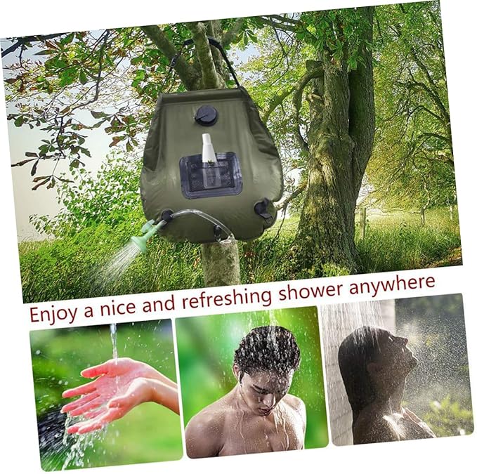 Solar Bag for Outdoor Activities 20l Camping Shower Storage Bag Portable Shower Bucket for Beach Hiking Travel