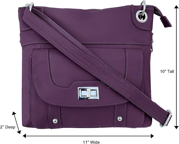 Roma Leathers womens Crossbody Bag