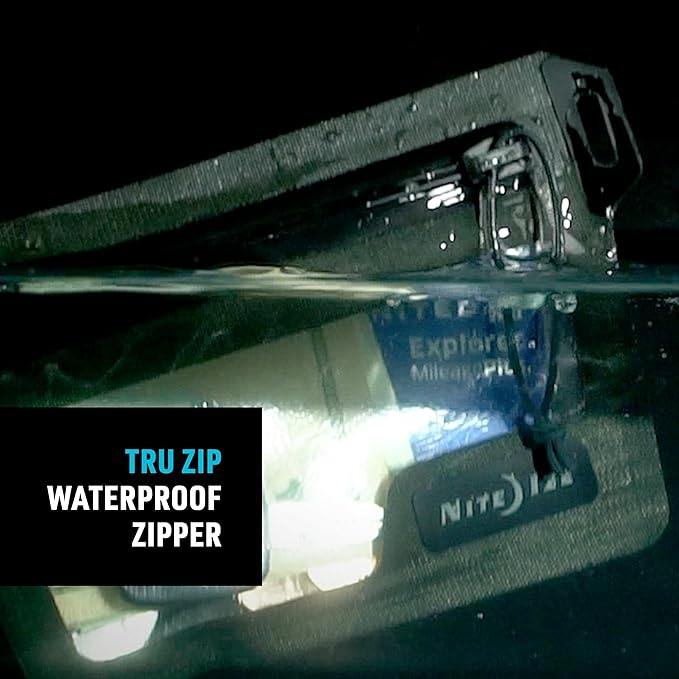 Nite IZE Runoff Waterproof Wallet - Dry Pouch for Tough Trusted Protection - Waterproof Wallet for Beach Trips &amp Outdoor Activities - Tested Dustproof and Waterproof to IP67